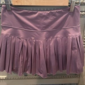 Purple Gold Hinge tennis skirt